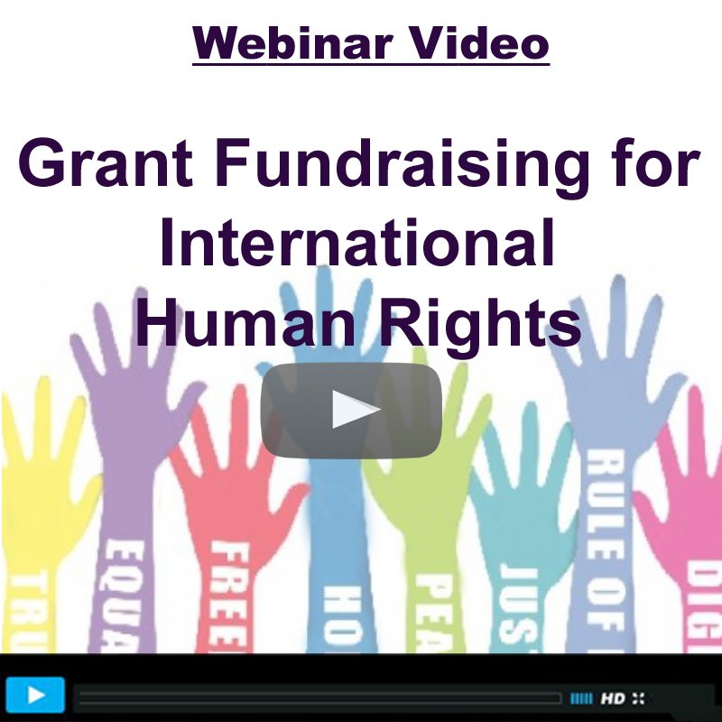 Grant Fundraising for International Human Rights