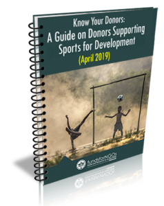 Know Your Donors: A Guide on Donors Supporting Sports for Development (April 2019)
