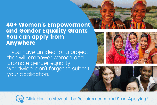 40+ Open Calls for New Project Ideas on Women Empowerment and Gender Equality