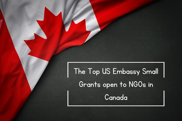The Top US Embassy Small Grants open to NGOs in Canada