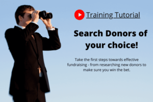 How to Find the Donors of your Choice?