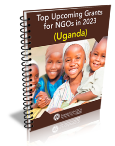Top Upcoming Grants for NGOs in 2023 (Uganda) Gear up as we bring you the most requested E-book, "Top Upcoming Grants for Ugandan NGOs in 2023," of this year that will pave your way towards successful fundraising and help you make this new year indeed a happy year. Avail this exclusive E-book at an unbelievable 85% Discount ✔️Easily search, find and apply any grant ✔️Get access to Early Grant Announcement ✔️Local and International Donors at your fingertips ✔️Capture top Grants from renowned Donors ✔️Small to Large Grants with Strong Impact Grab this massive Discount and Excel in your next Project Pitch!