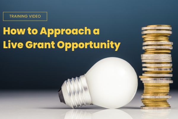 TRAINING VIDEO: How to Approach a Live Grant Opportunity