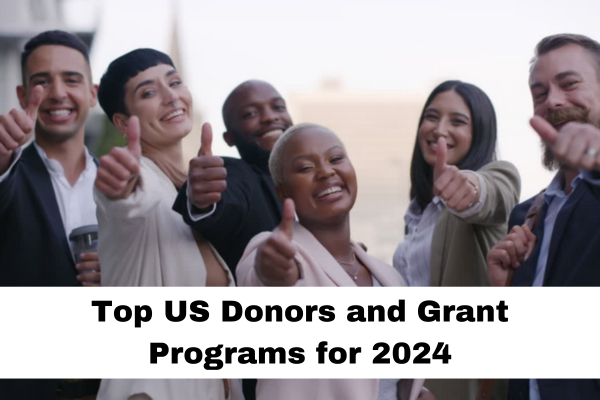 US Donors Welcoming Applications from NGOs and Individuals Worldwide