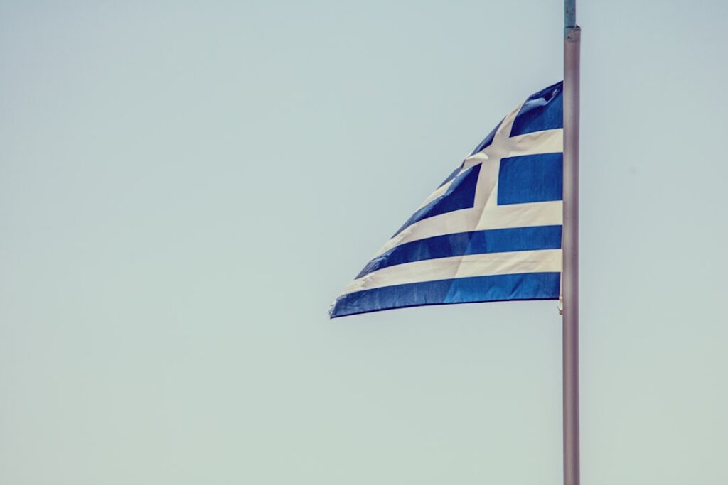 Photo Greek flag