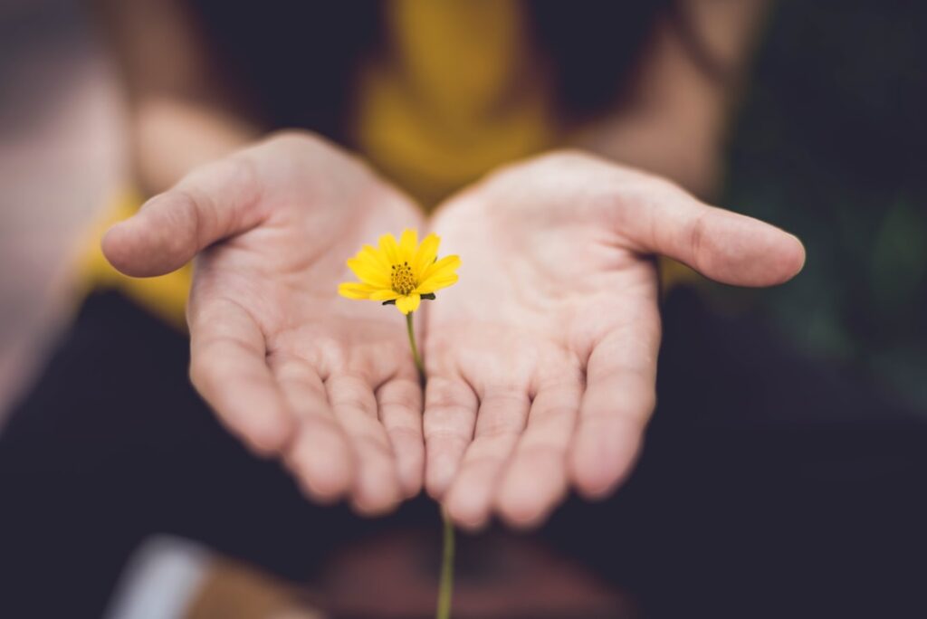 Photo Hopeful hands