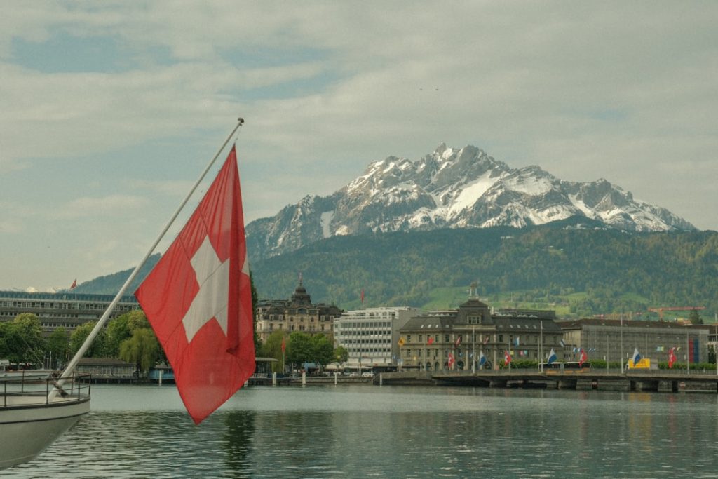 Photo Swiss flag