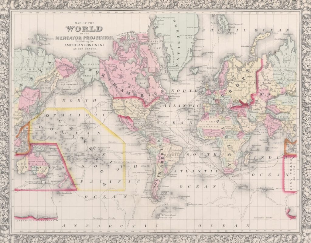 Photo World map