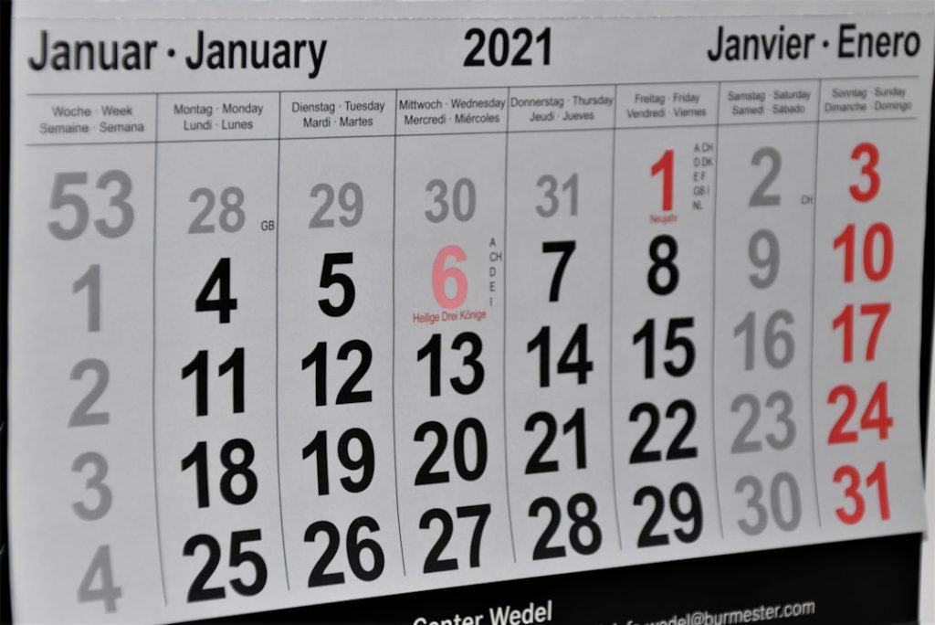 Photo Grant Calendar