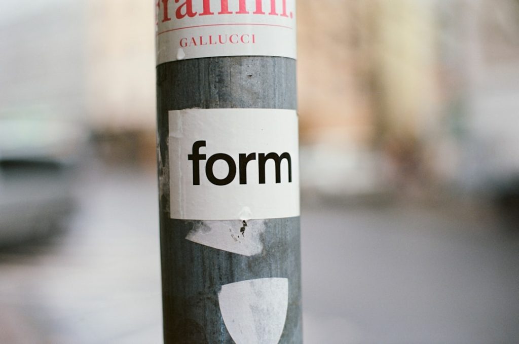Photo Application form