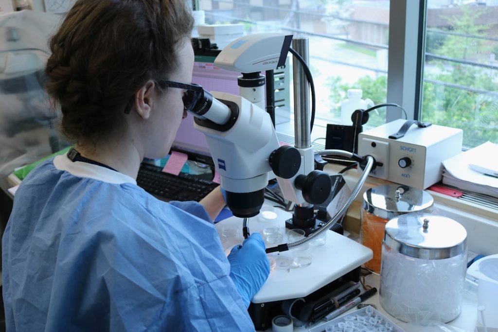 Photo Focused researcher