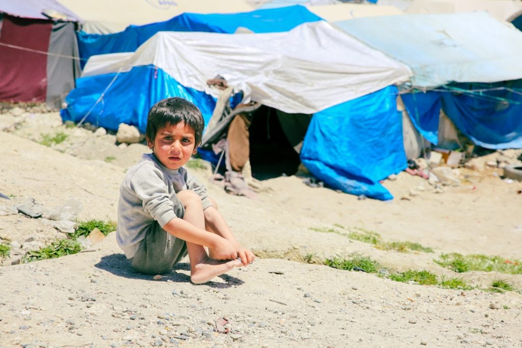 Photo Refugee camp