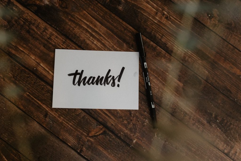 Photo Thank-you card