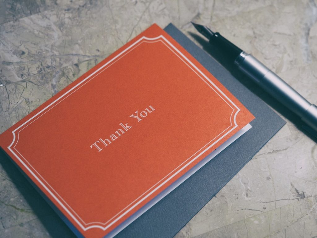 Photo Thank-you card