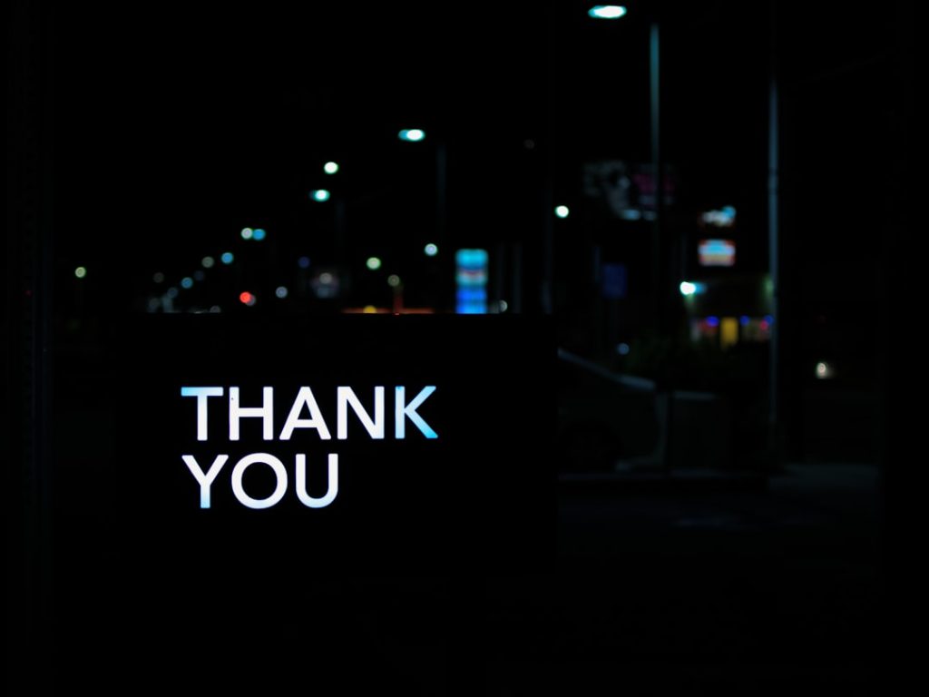 Photo Thank you