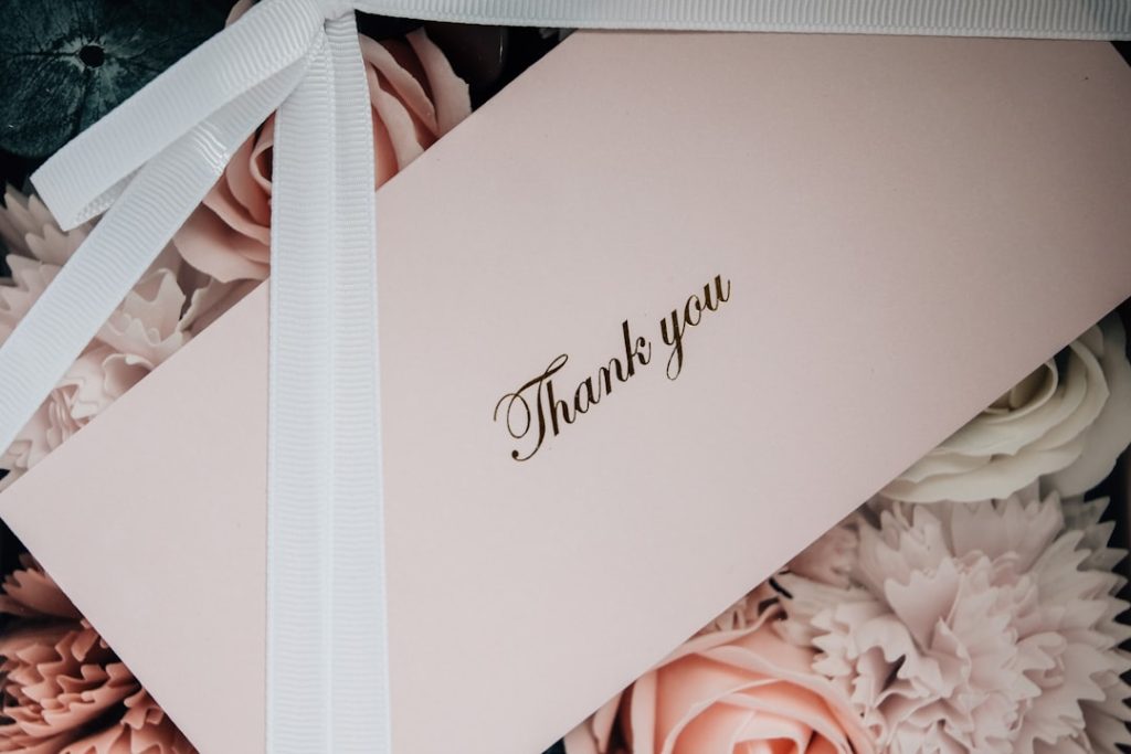 Photo Thank you card