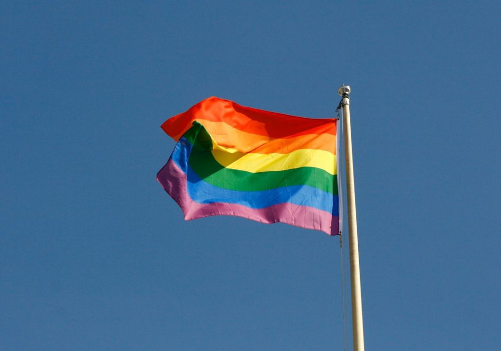 Photo Rainbow flag
