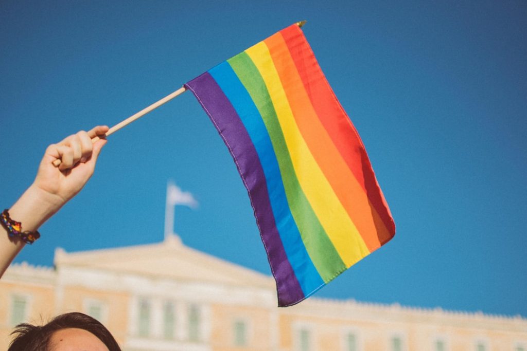 Photo Pride flag
