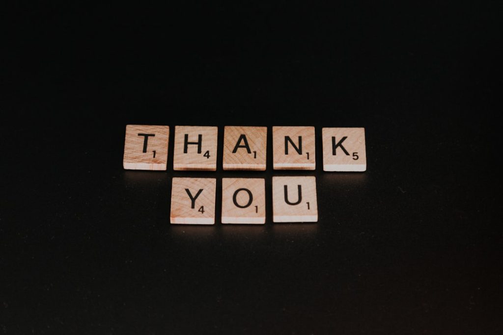Photo Donor Thank You