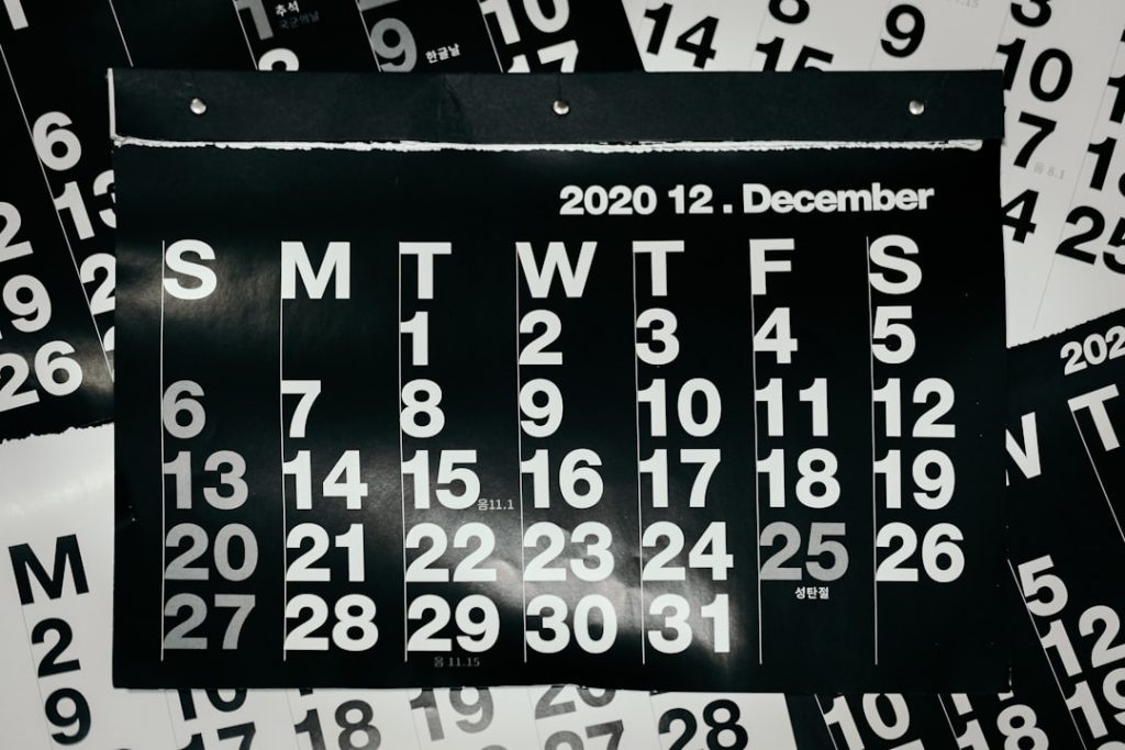 Photo Grant Calendar