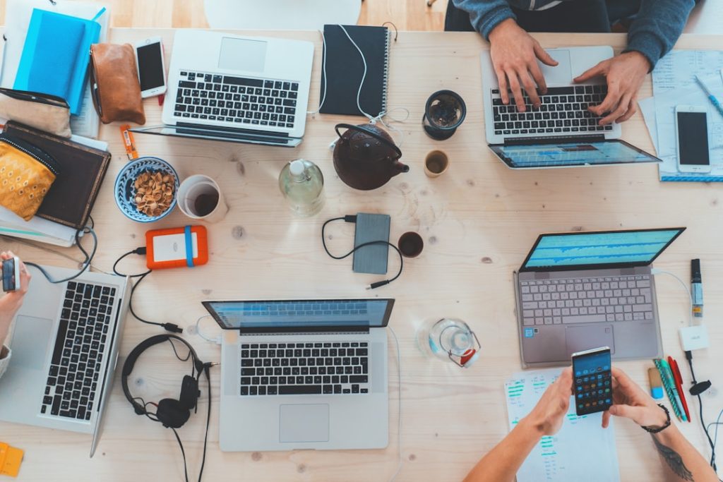 Photo Business partnership
