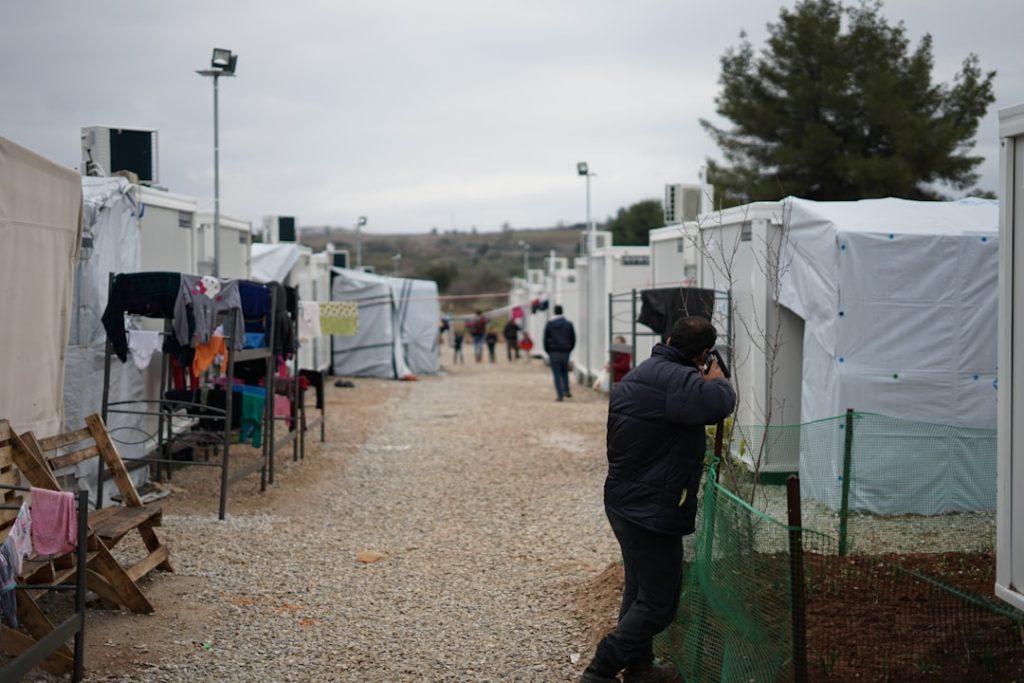 Photo Refugee camp