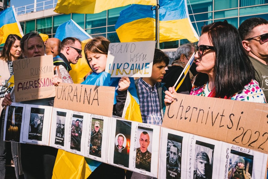 Photo Protesters rallying